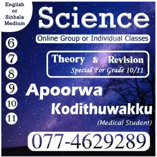 2025 Science Grade 6 to 11 English and Sinhala medium