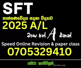 2025 SFT Speed Revision | මාස 6න් A එකක් 2025 SFT Speed Revision | මාස 6න් A එකක්