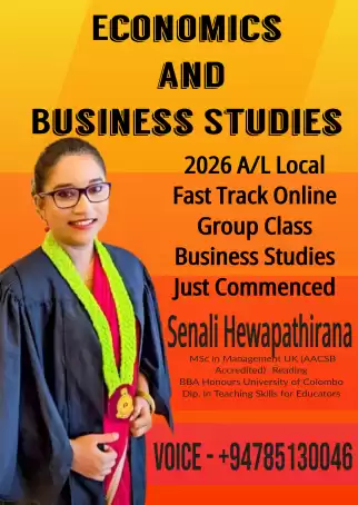 2026 A/L Business Studies English Medium