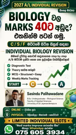 2027 A/L Individual revision