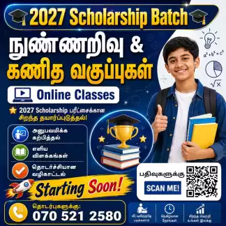 நுண்ணறிவு மற்றும் கணிதம் -2027 Scholarship