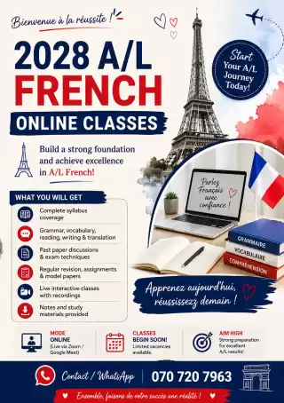 2028 AL French Online Class