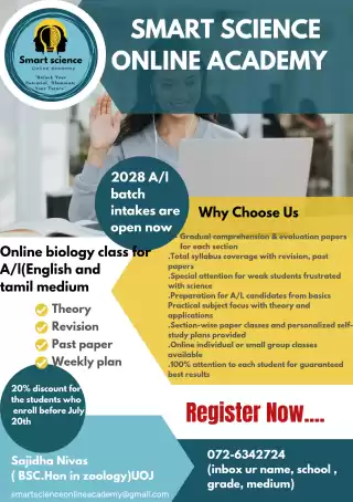 2028 Biology theory and paper class intake