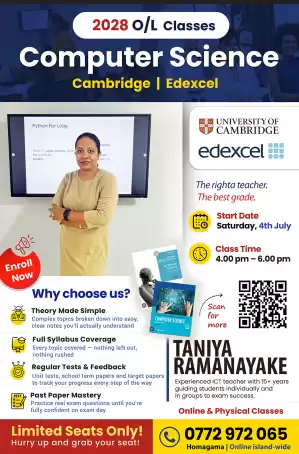 2028 O/L · CAMBRIDGE · EDEXCEL📚 COMPUTER SCIENCE Class