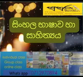 සිංහල භාෂාව හා සාහිත්‍යය (6 -11)