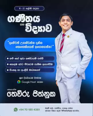 6-11 ශ්‍රේණි දක්වා ගණිතය සහ විද්‍යාව