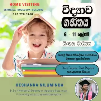 විද්‍යාව, ගණිතය | සිංහල මාධ්‍යය | 6-11 | Home Visiting Class