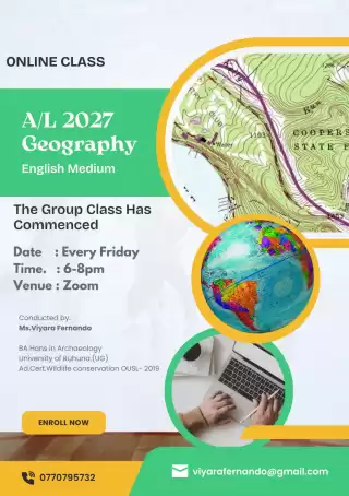 A/L 2027 Geography English Medium Classes