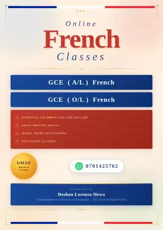 A/L and O/L French Online Classes