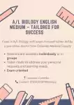 A/L BIOLOGY English medium