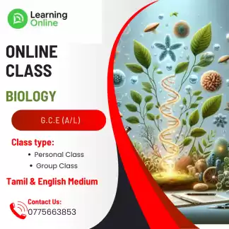A/L Biology online classes for Tamil & English medium