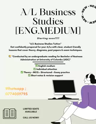 A/L BUSINESS STUDIES (ENG. MEDIUM)