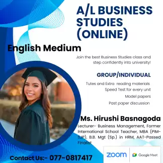A/L Business Studies - English Medium (Online)
