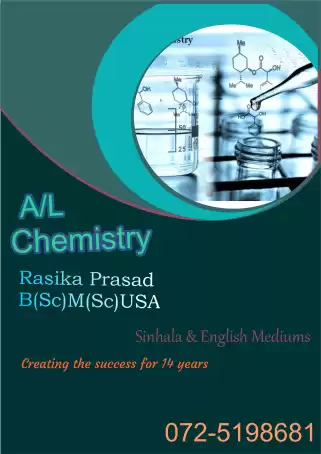 A/L chemistry English and Sinhala medium