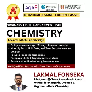 A/L Chemistry Exam-Focused Revision & Past Paper Practice Classes – Edexcel, AQA & Cambridge