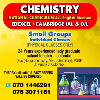 A/L CHEMISTRY (NATIONAL) , / EDEXCEL/ CAMBRIDGE