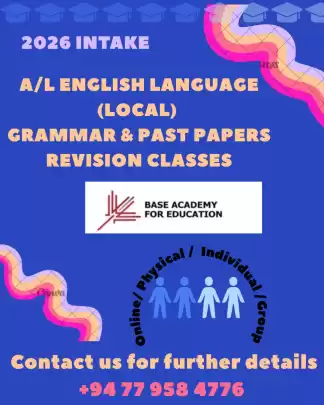A/L ENGLISH LANGUAGE (LOCAL) - GRAMMAR AND PAST PAPERS REVISION