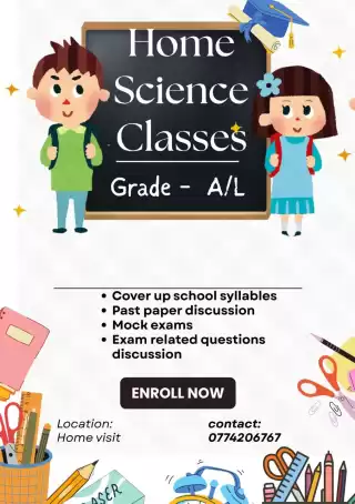 A/L Home Science classes