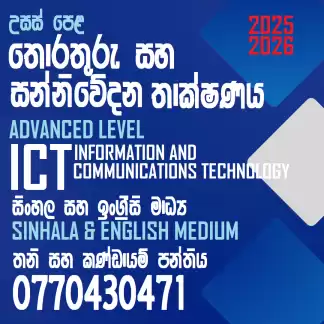 A/L ICT Classes Colombo (Sinhala & English Medium) – Individual & Group Classes