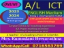 A/L ICT English medium ONLINE classes