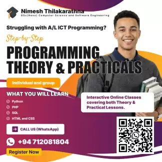 A/L ICT Programming