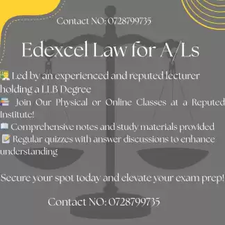 A/L Law for edexcel / Cambridge Students