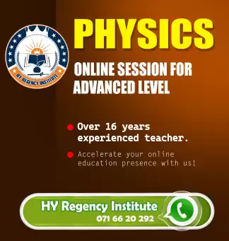 A/L Physics Individual Home Visit Class