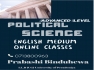 A/L POLITICAL SCIENCE ,Engish medium classes 