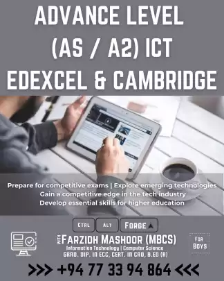 A Level (AS and A2) ICT - Cambridge and Edexcel