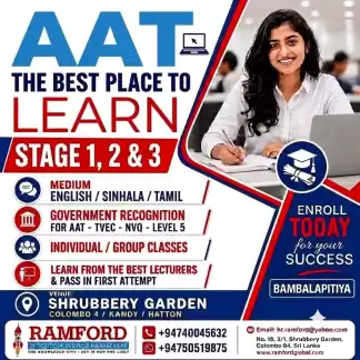 AAT - GROUP CLASSES - PHYSCIAL AND ONLINE