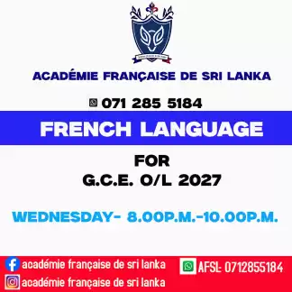 Académie Française de Sri Lanka-O/L French