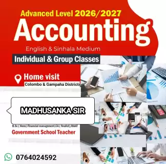 Accounting (English and Sinhala medium)