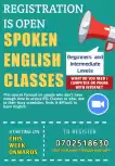 Adult Spoken English Class වැඩිහිටියන් සදහා ඉංග්‍රීසි පන්ති