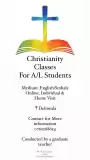 Advance level Christianity Class