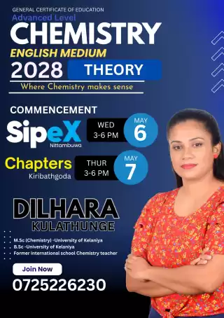 Advanced level Chemistry - English medium