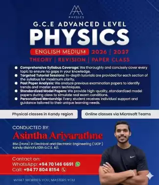 Advanced Level English Medium Physics