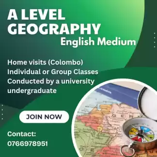 Advanced Level Geography - English Medium