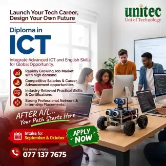 After A/L - Diploma in ICT - English and ICT