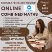 AL 2025/2026 Combined Maths -Sinhala/English Medium - Online