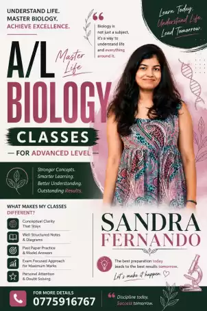 AL Biology English Medium Classes