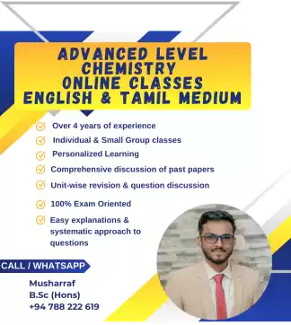 AL Chemistry Online Classes