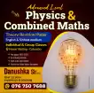 Al Combined Maths 2026/2025 (English medium / Sinhala medium ) Theory /Revision / Paper classes (Home visiting )