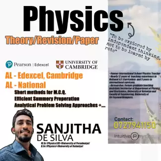 AL Physics - National (Sinhala/English), Edexel, Cambridge