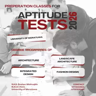 APTITUDE TEST PREPERATION CLASSES FOR UNIVERSITY OF MORATUWA