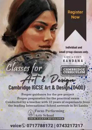 Art & Design classes Cambridge IGCSE