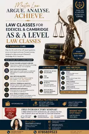 AS & A Level Law Excellence Starts Here
