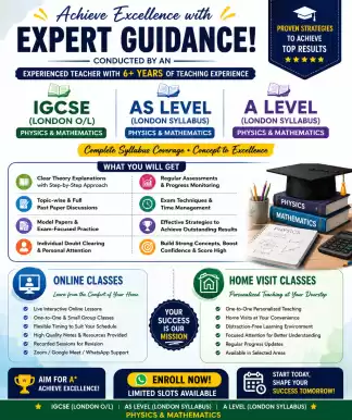 AS & A Level London Syllabus Physics and Mathematics