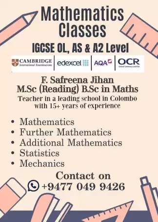 AS and AL Mathematics Classes