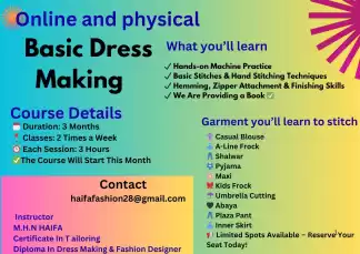 Basic dress making class
