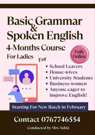 Basic Grammar & Spoken English